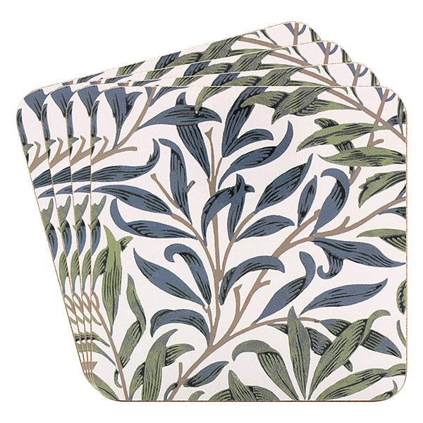 William Morris Willow Bough Coasters Set of 4