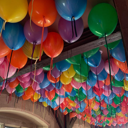 Pride Party Latex Ceiling Balloons (Helium Filled)