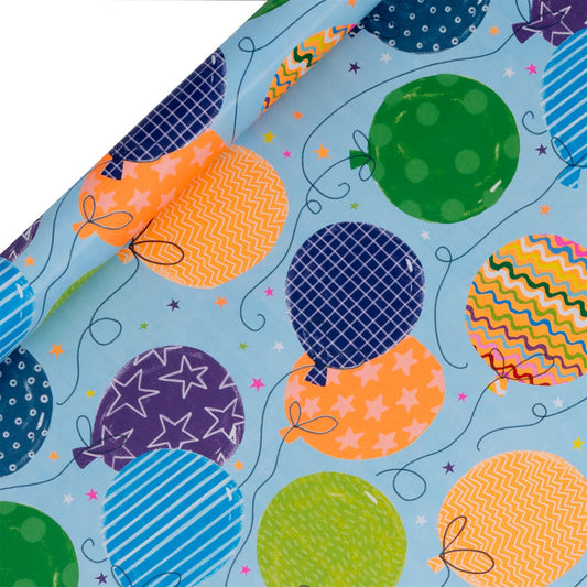 ROLL WRAP 4M BIG BALLOONS BLUE