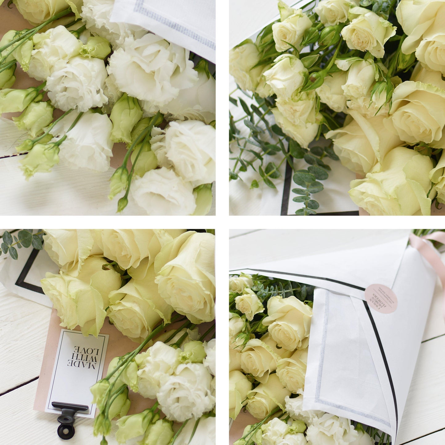 Large White Flower Wrap