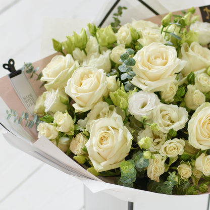 Luxury White Flower Bouquet