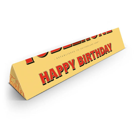 Happy birthday Toblerone