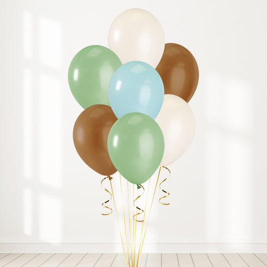 Dino Safari Latex Balloon Bouquet (Helium Filled)
