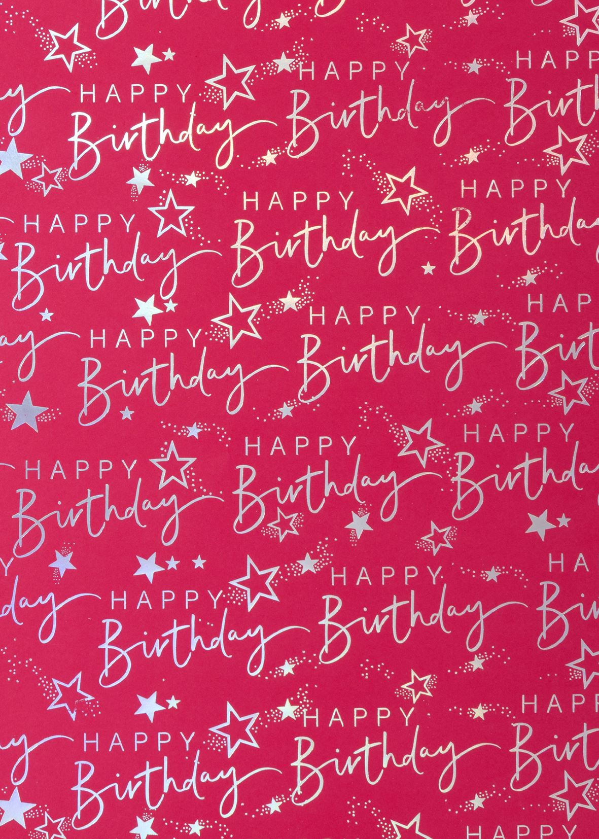 FLAT WRAP HAPPY BIRTHDAY SCRIPT PINK