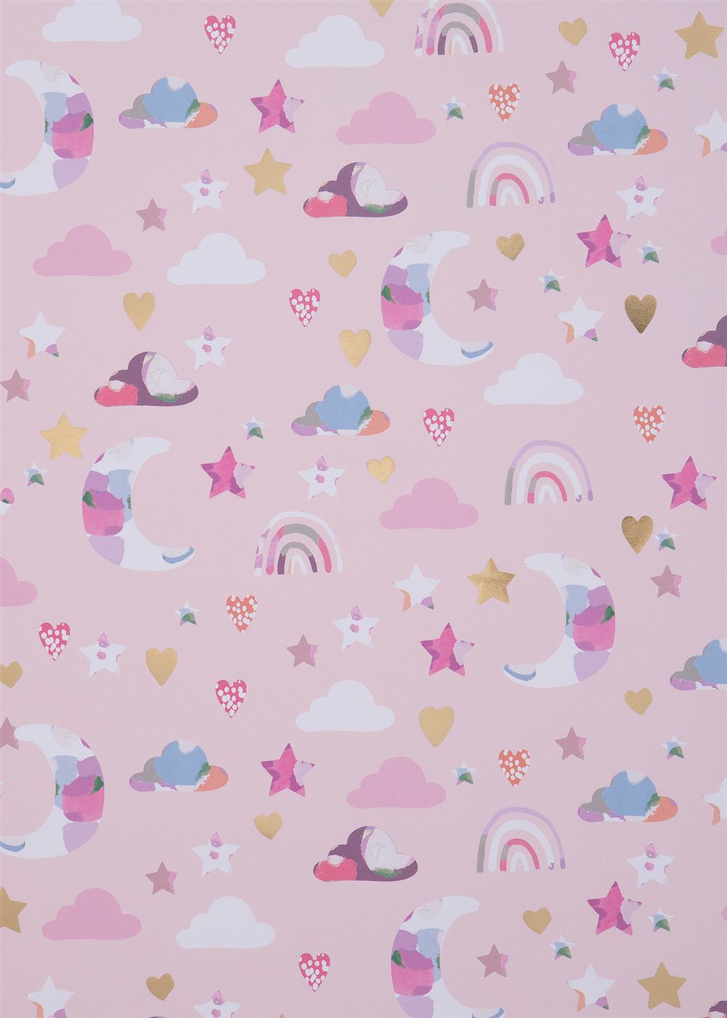 WRAP SD BABY GIRL CLOUDS