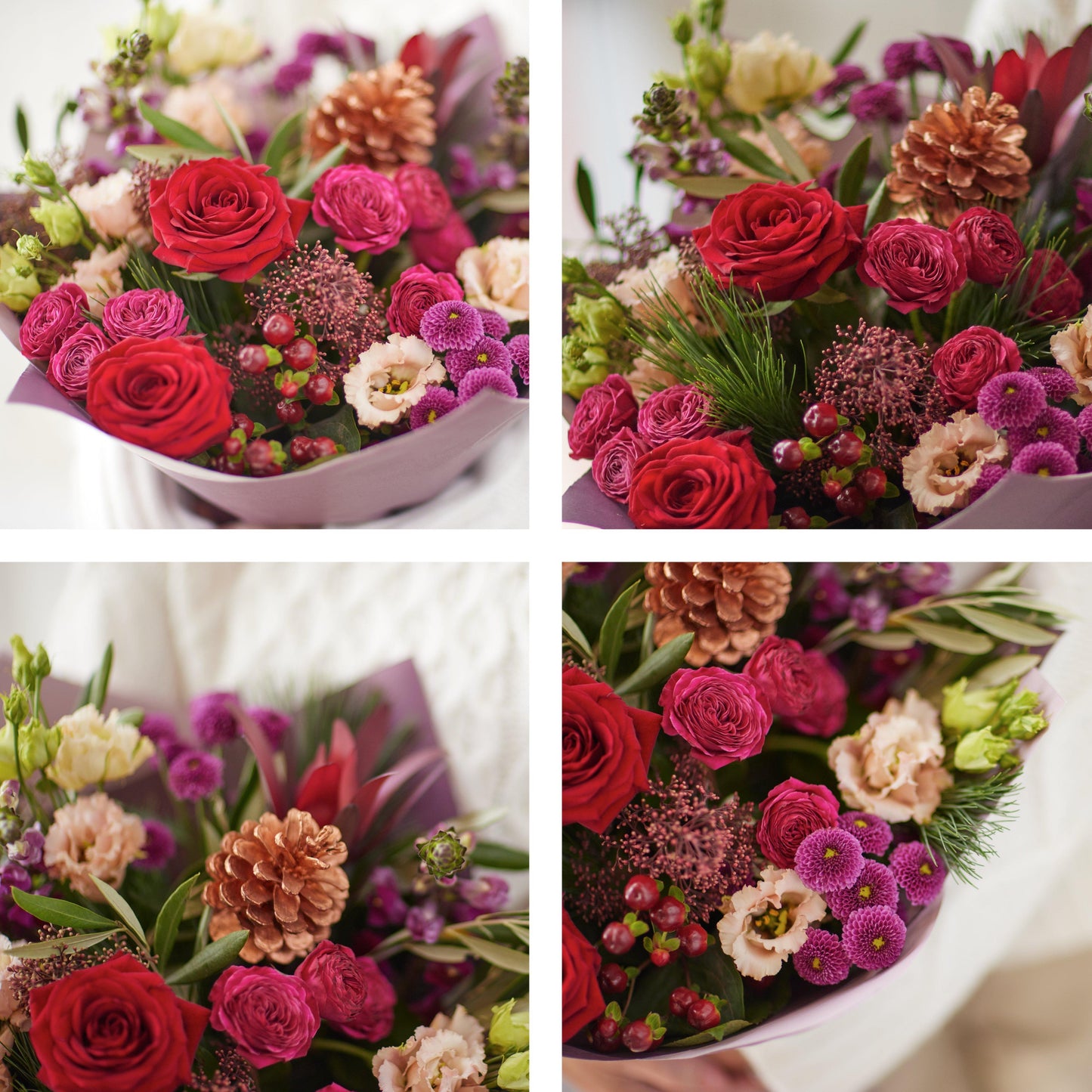 Opulent Classic Christmas Gift Box, Candle & Card