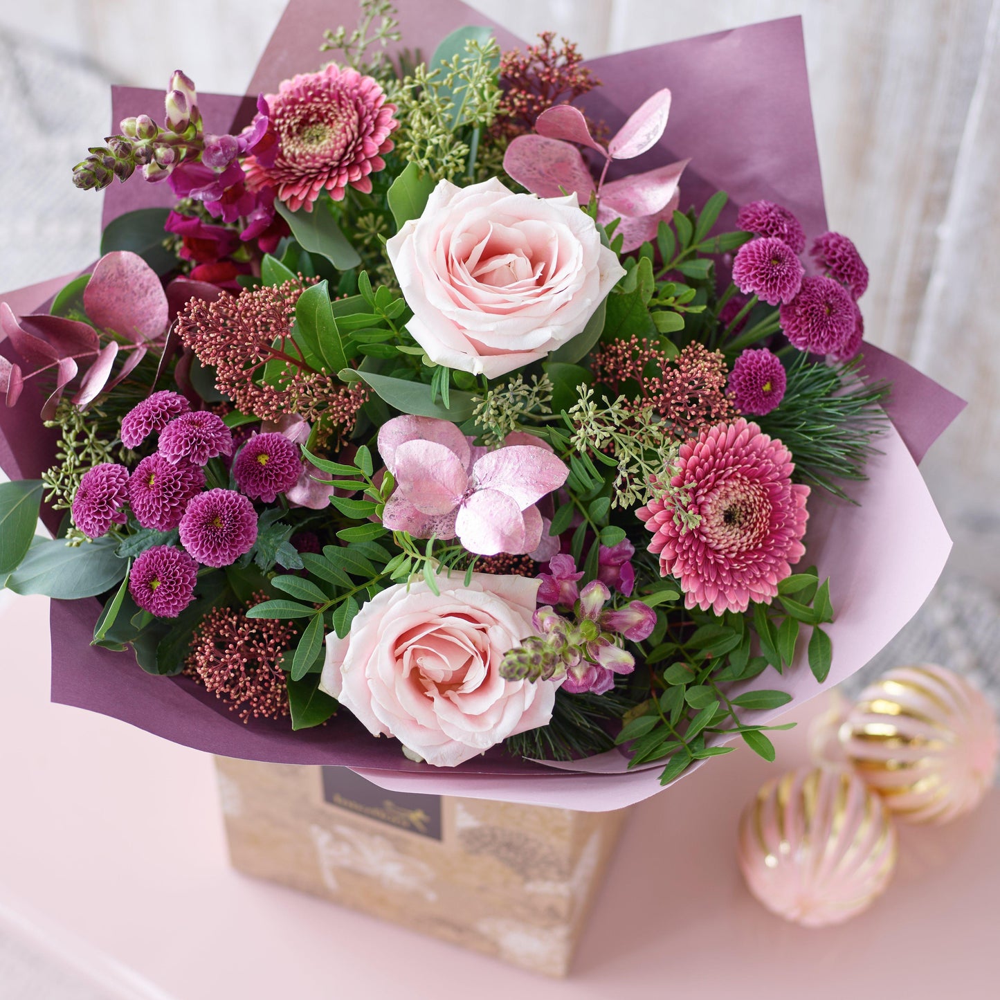 Classic Christmas Bouquet without Lilies