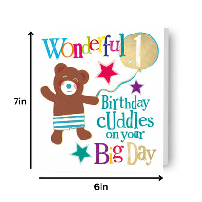 Brightside Age 1 Birthday Card