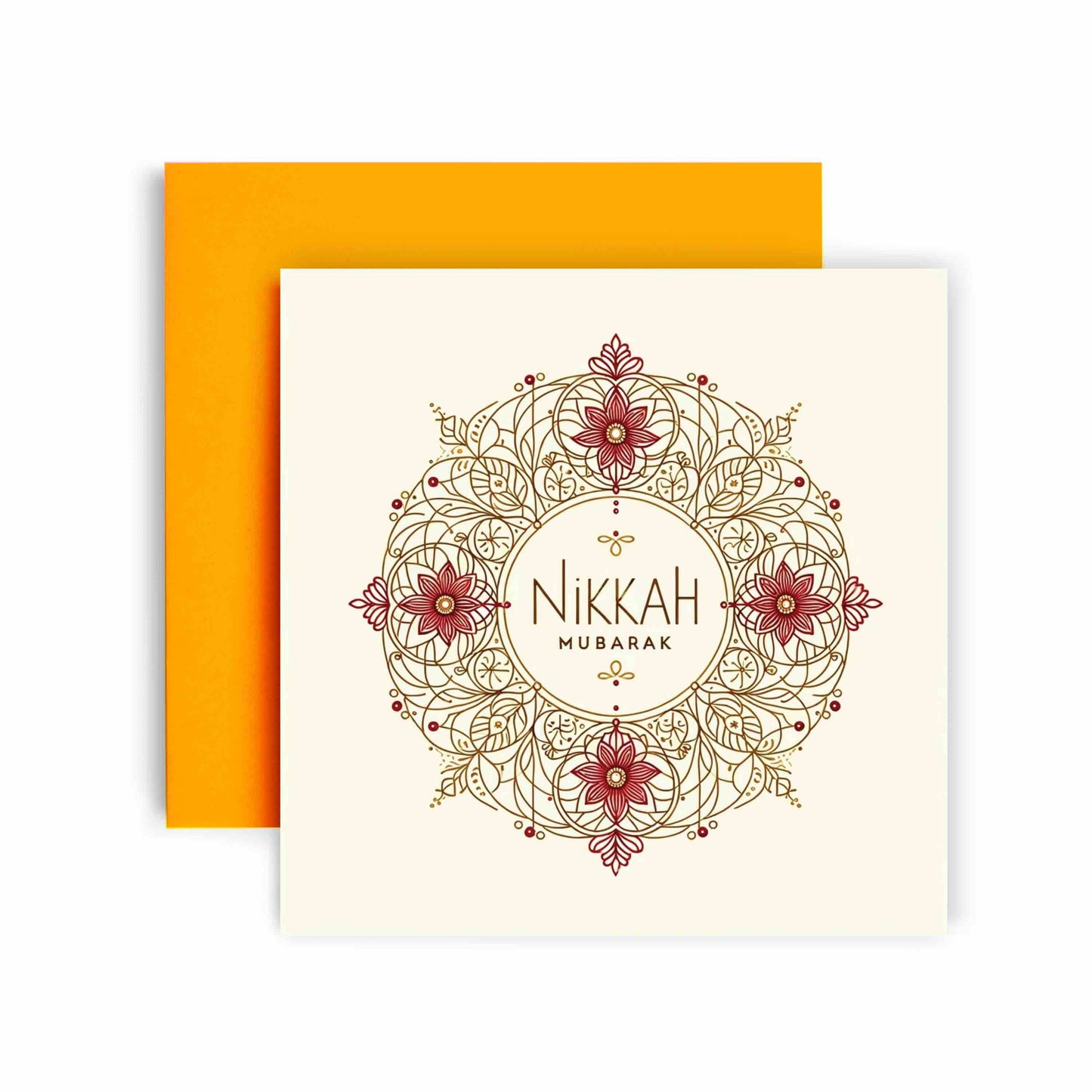 Muslim Wedding Day Card