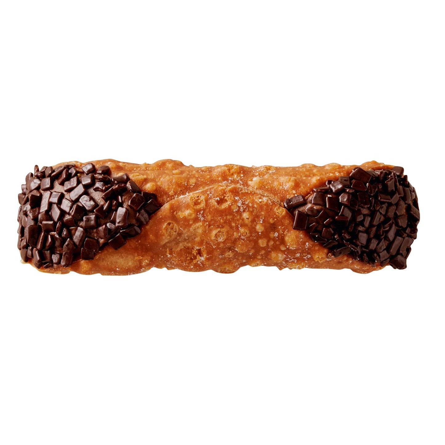 Handmade Cannoli with chocolate flavour filling