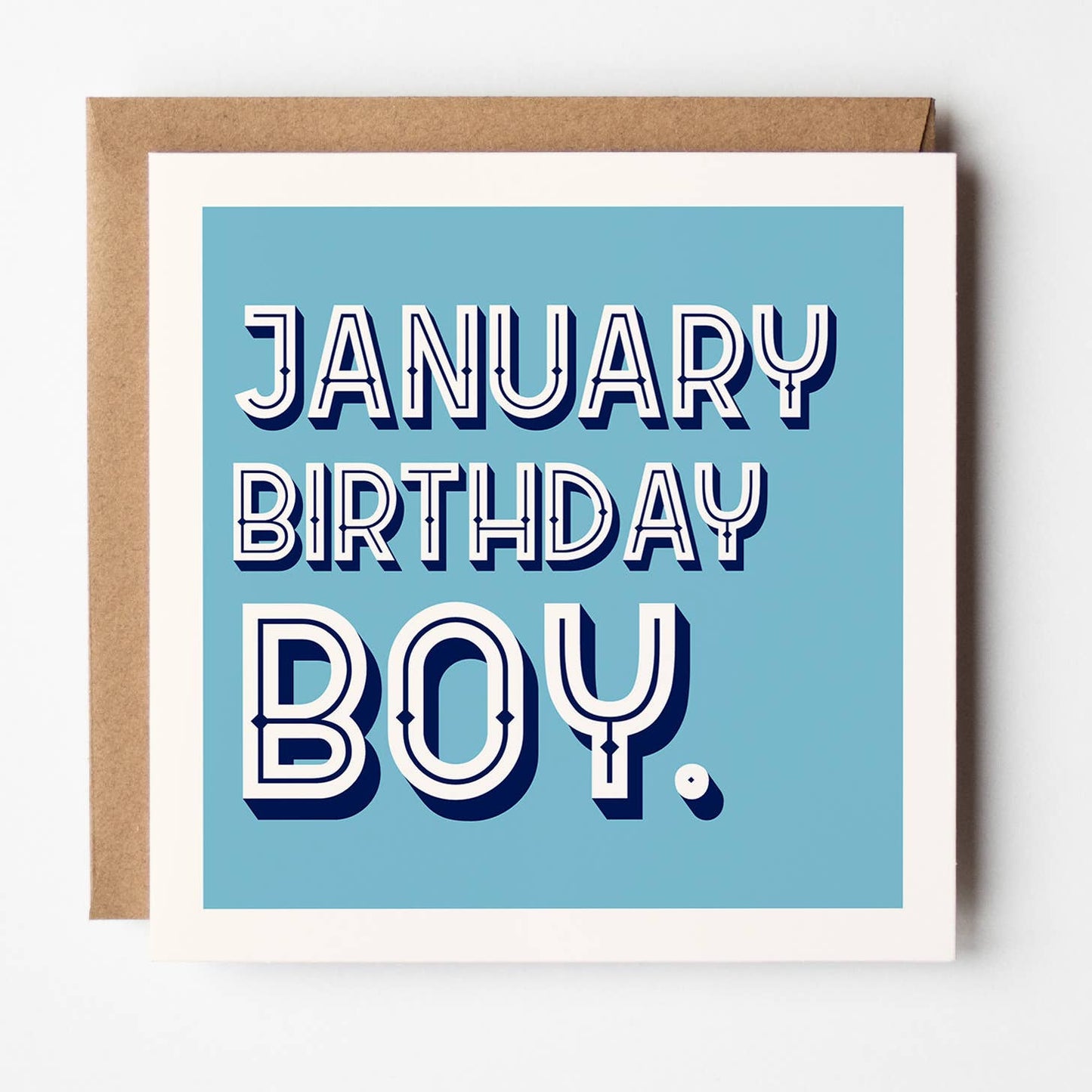 Month Of The Year - Birthday Boy Card