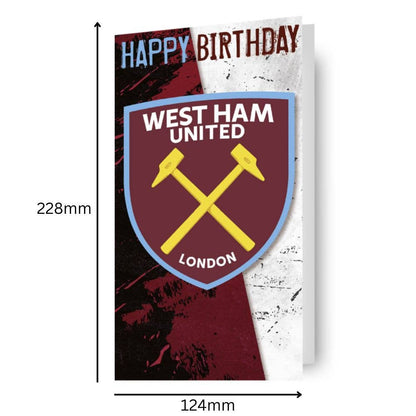 West Ham United FC Birthday Card