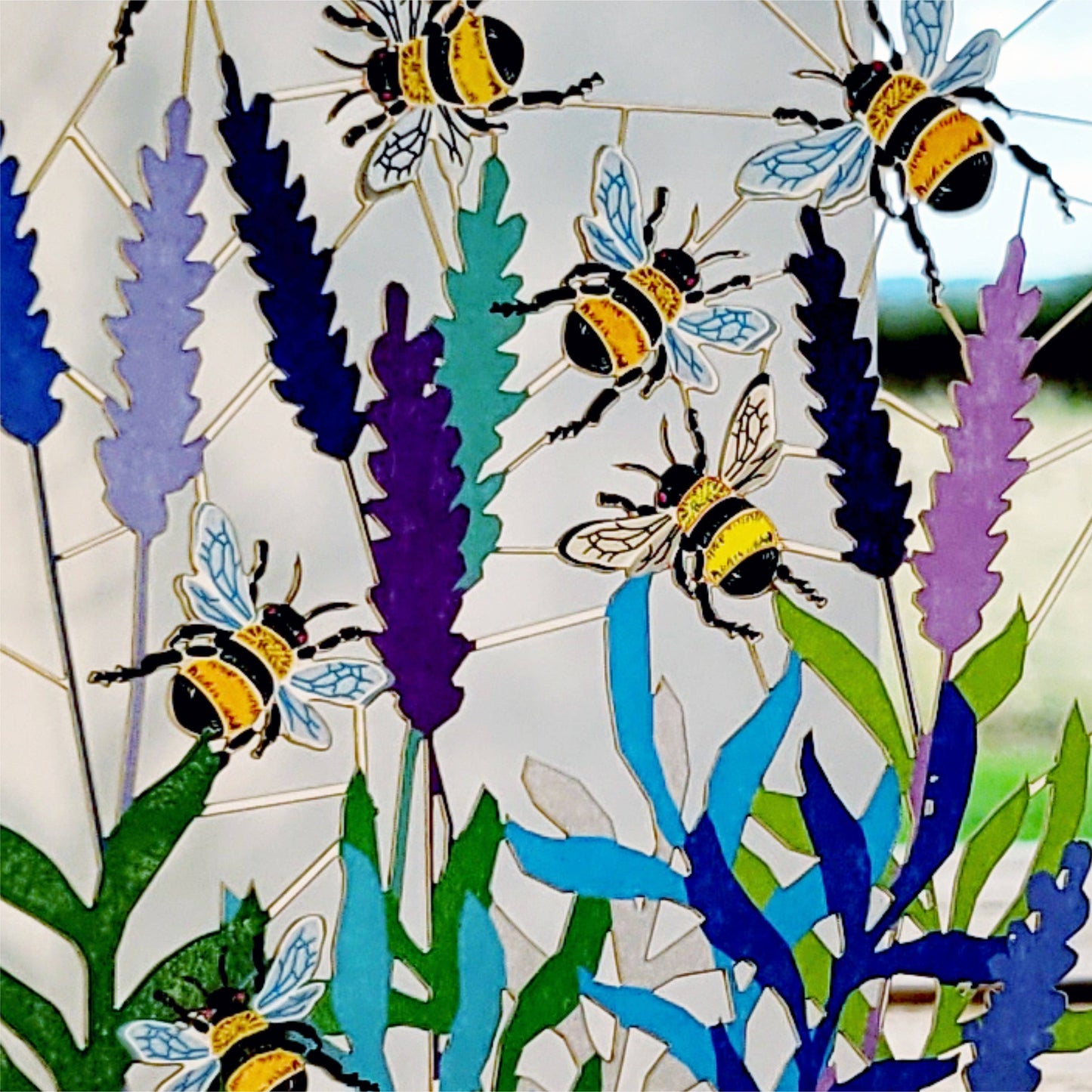 Age 70 Bee Design Birthday Card, 70TH Celebration