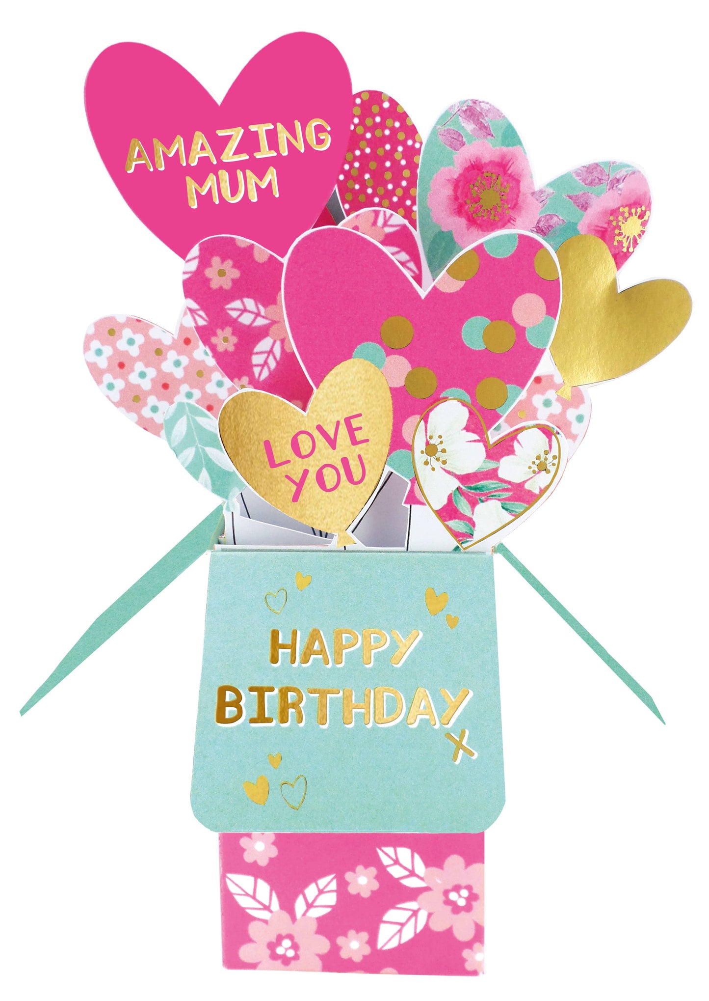Mum, Birthday - 3D Pop Up's Greeting Card - Second Nature