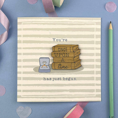 Once upon a time, Engagement Card