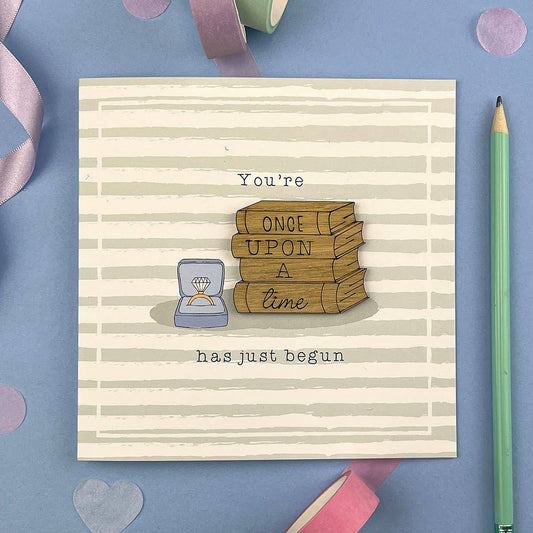 Once upon a time, Engagement Card