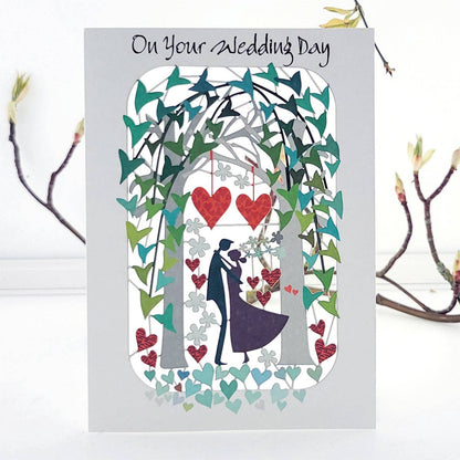 On Your Wedding Day - Bride and Groom Wedding Card
