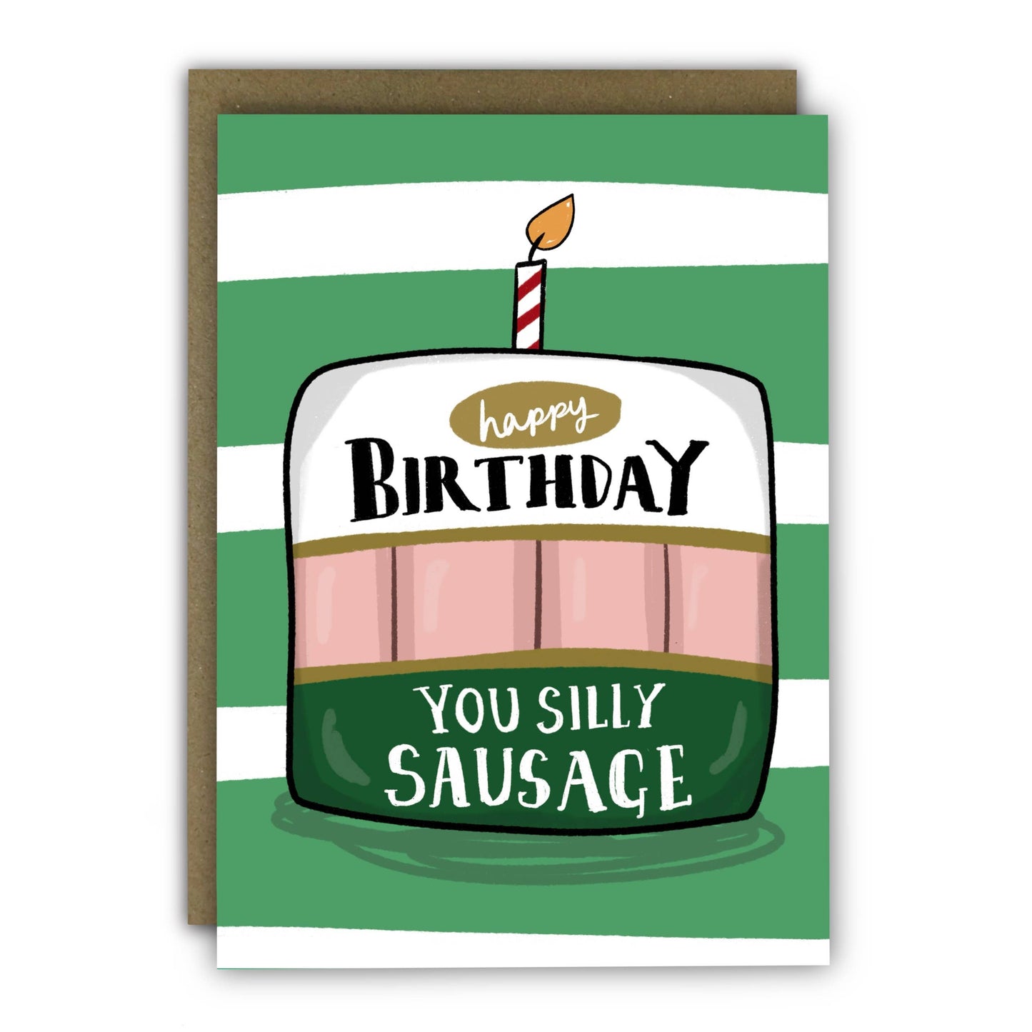 Funny Birthday Card - A6 - Silly Sausage Card for Him