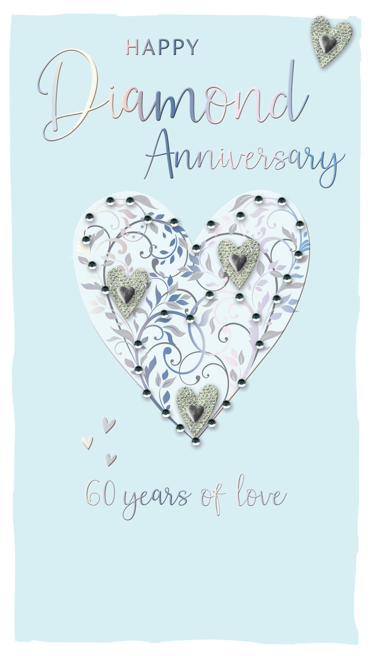 Diamond Anniversary -  Balloons - Champagne - Second Nature