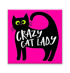 Crazy Cat Lady Magnet