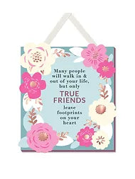 True Friends Plaque