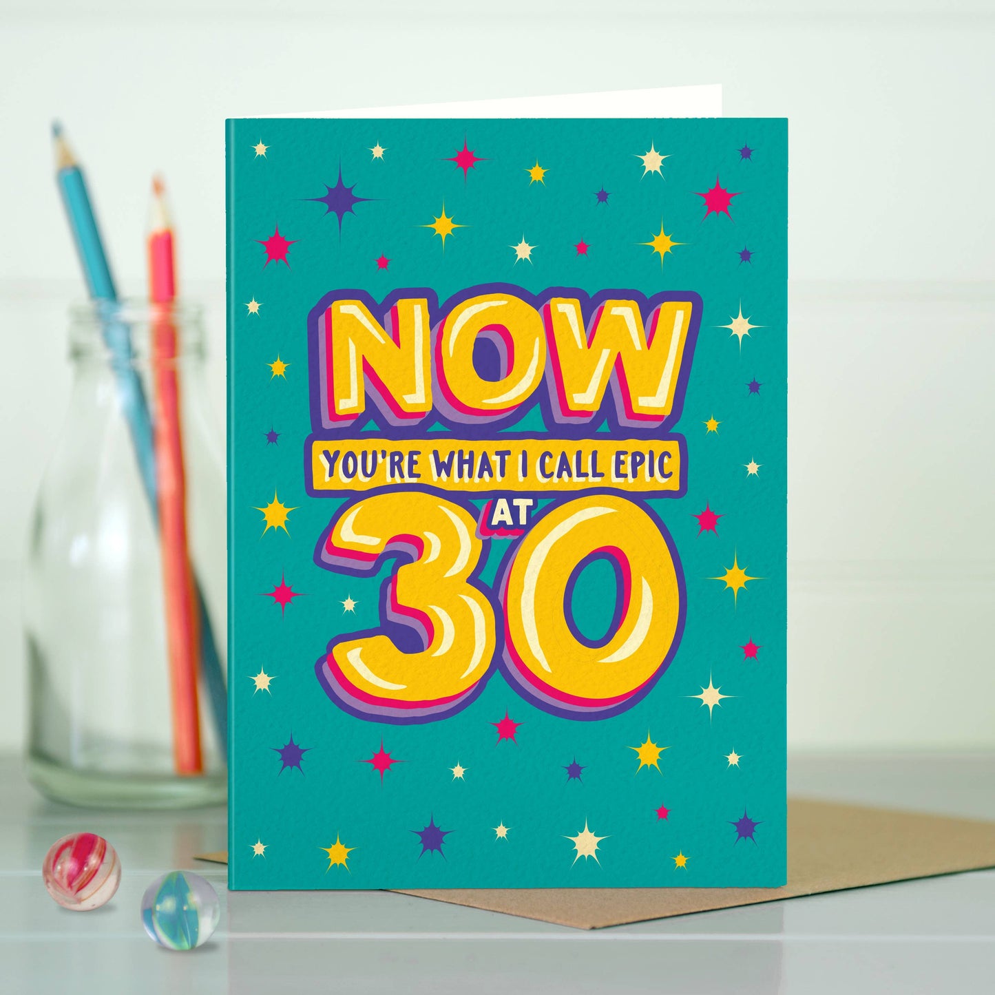 GA12 Funny epic 30th milestone birthday card