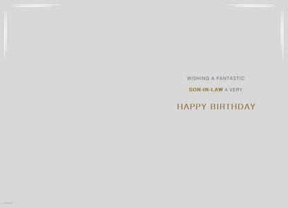 Birthday Card, Son In Law, Car