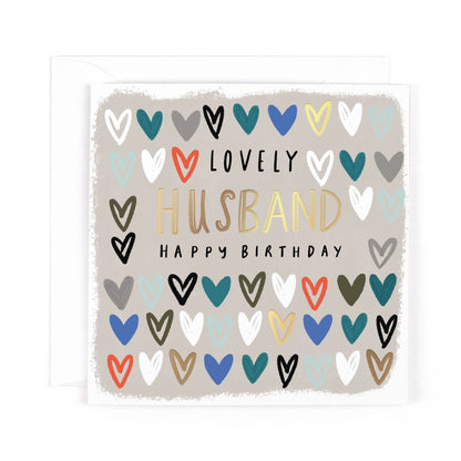 Cobalt Husband Birthday Card
