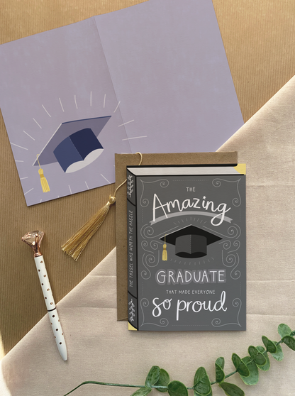 Amazing Graduate – Luxury Book Greeting Car