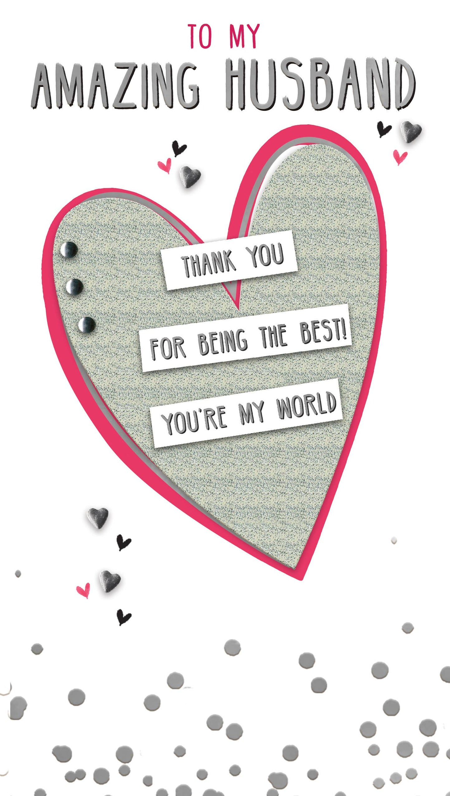 Husband - Heart - Champagne - Second Nature