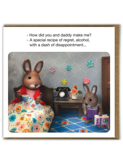 Funny Birthday Card - How Babies Are Made - by Forest_Fr1ends