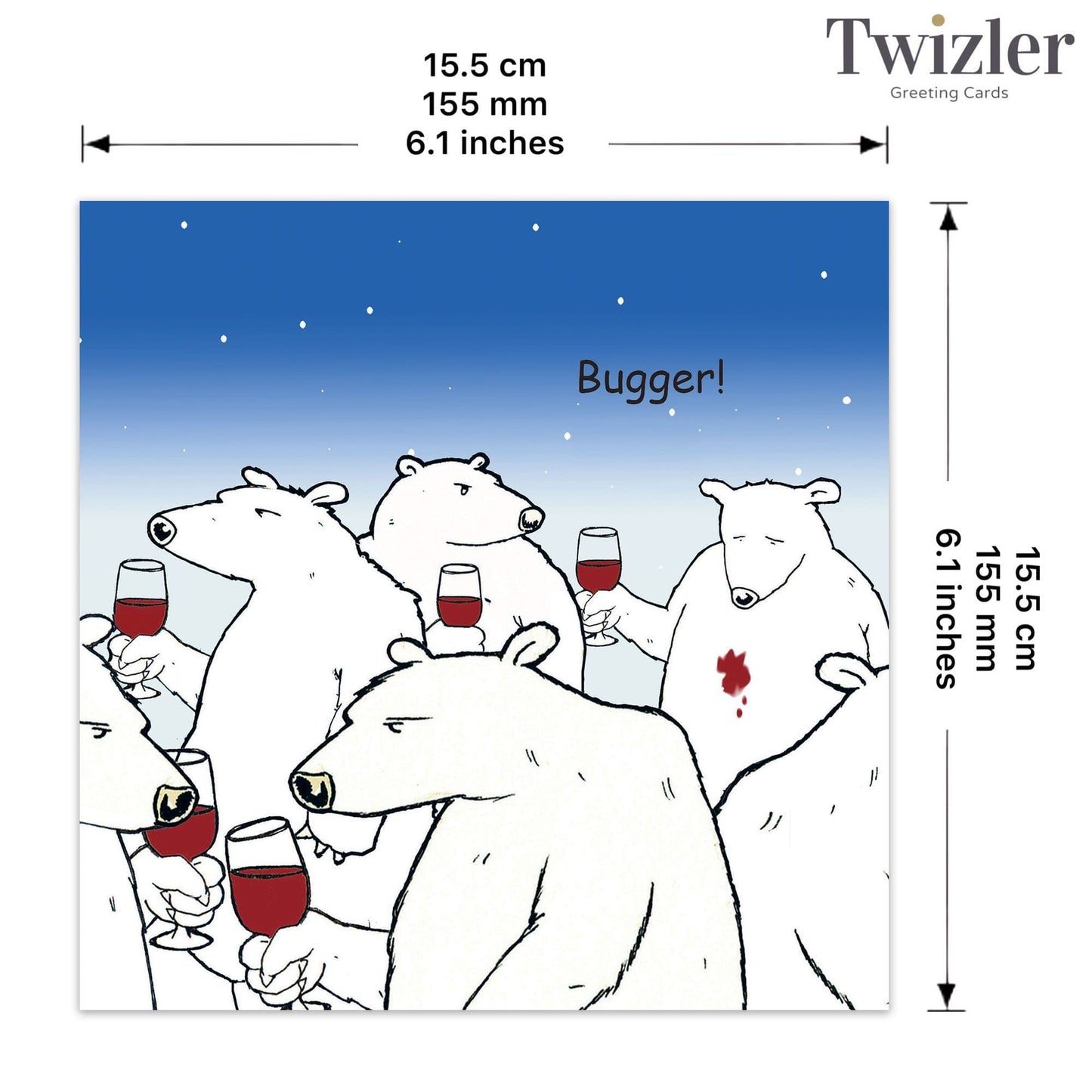 Bugger Bear - Funny Card