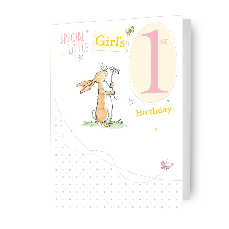 Guess How Much I Love You Age 1 Birthday Card