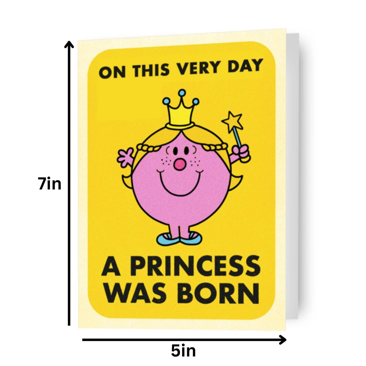 Mr Men & Little Miss Princess Birthday Card