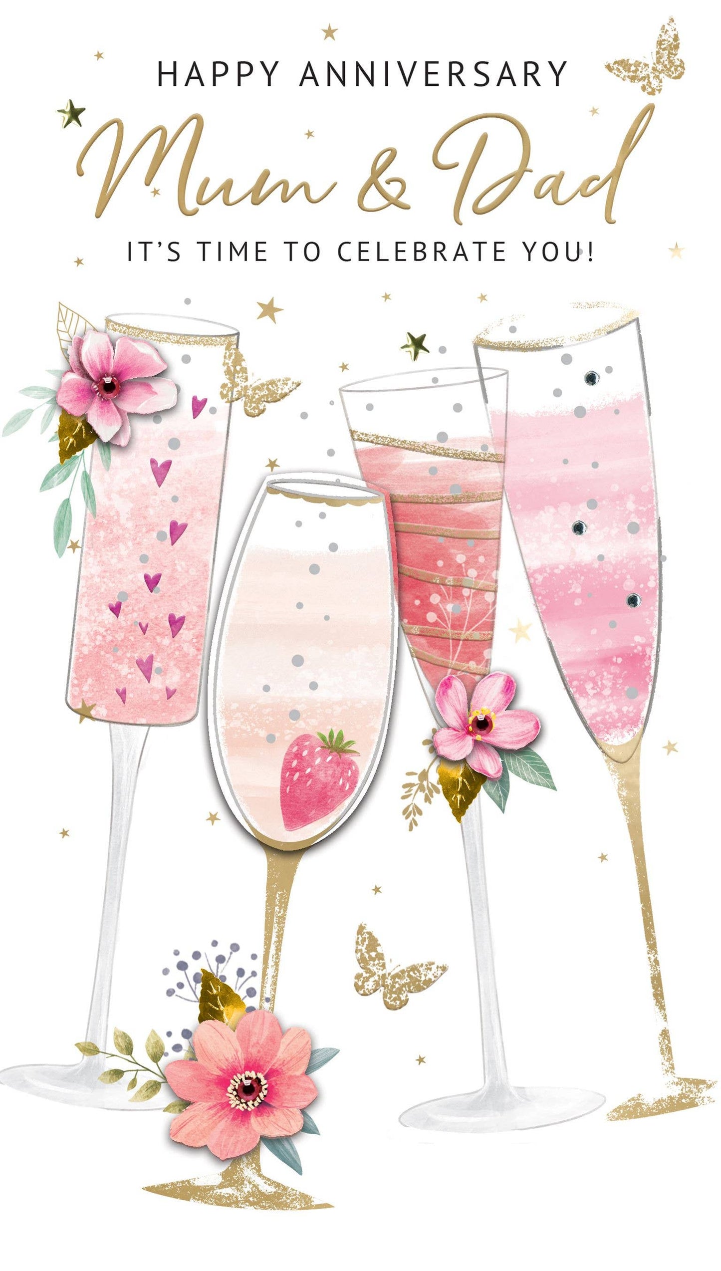 Anniversary Mum&Dad-Champagne - Champagne - Second Nature