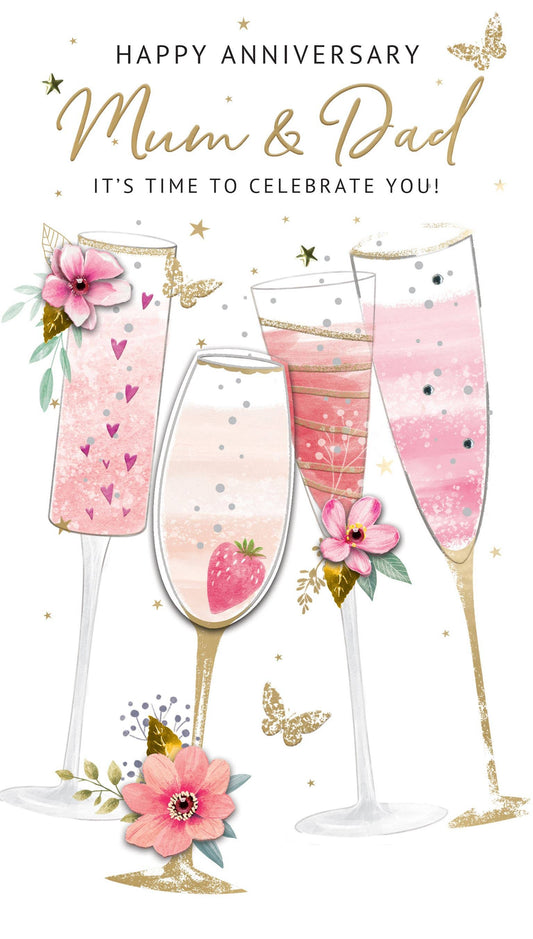 Anniversary Mum&Dad-Champagne - Champagne - Second Nature