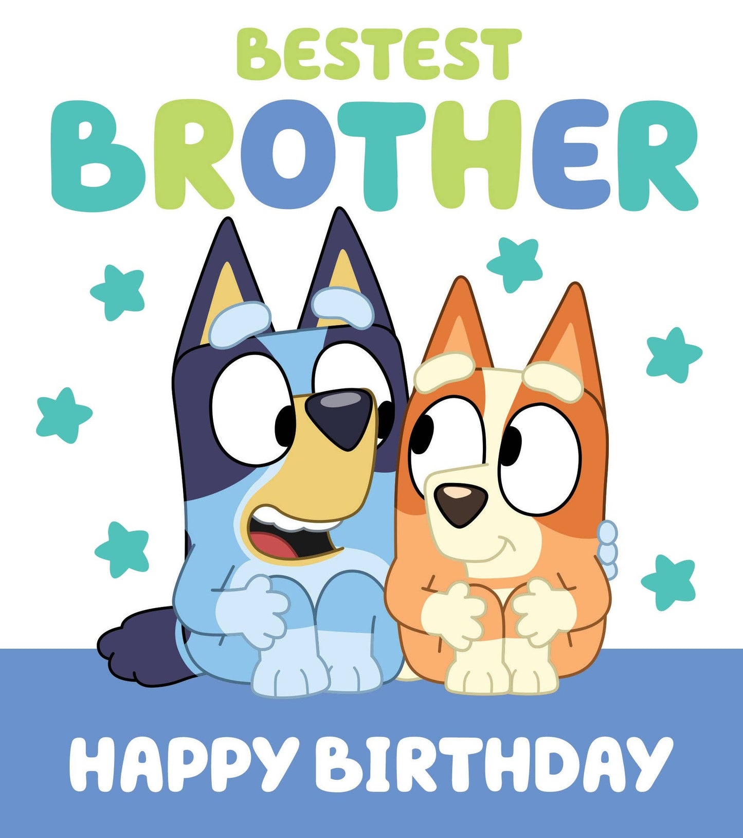 Bluey Brother Birthday Card