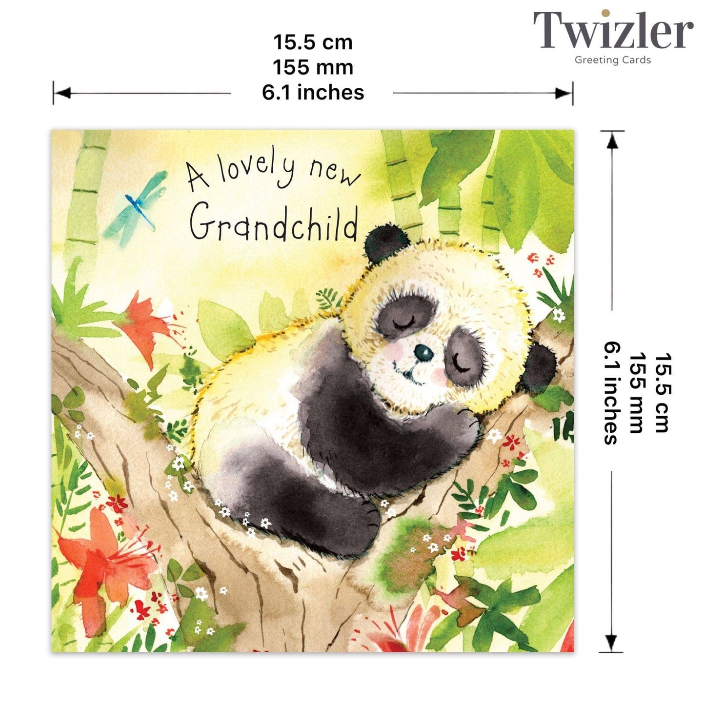 New Grandchild Card Panda