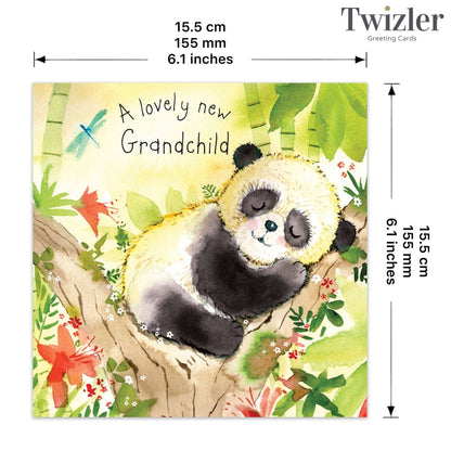 New Grandchild Card Panda