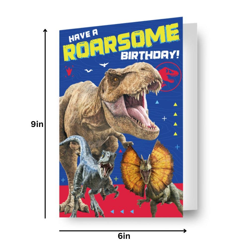 JURASSIC WORLD LENTICULAR 3D-EFFECT CARD