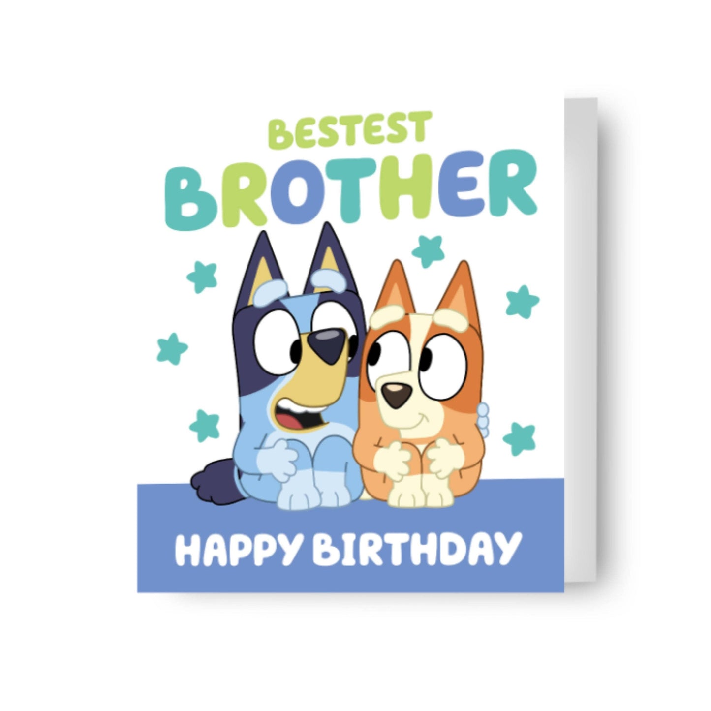 Bluey Brother Birthday Card