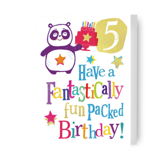 Brightside Age 5 Birthday Card