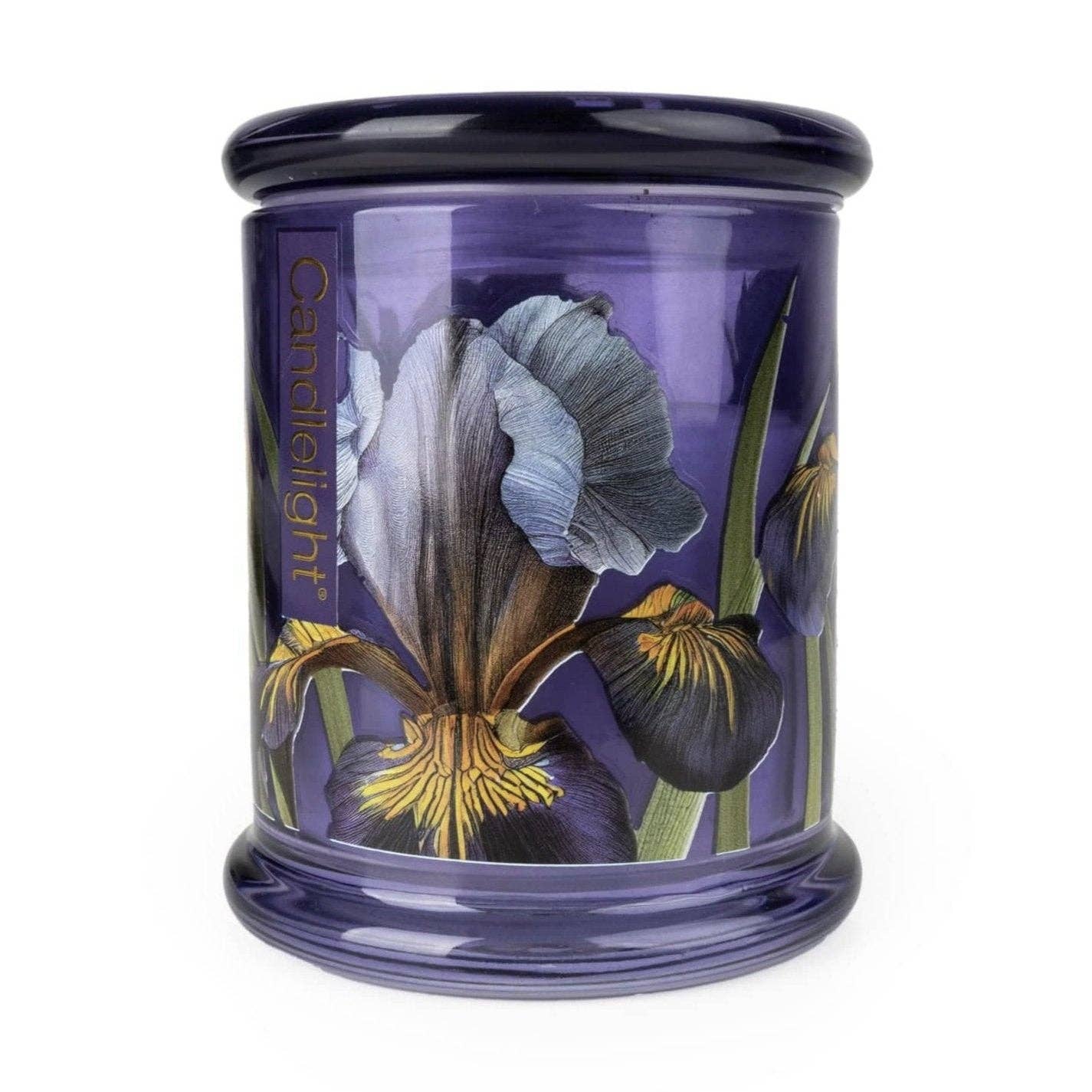 Large Glass Lidded Jar - Iris & Tonka Bean