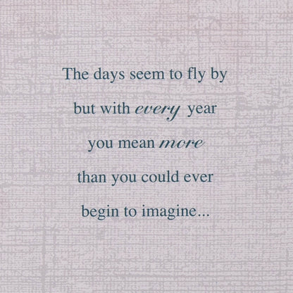 Birthday Card for Daughter with Traditional Floral Design