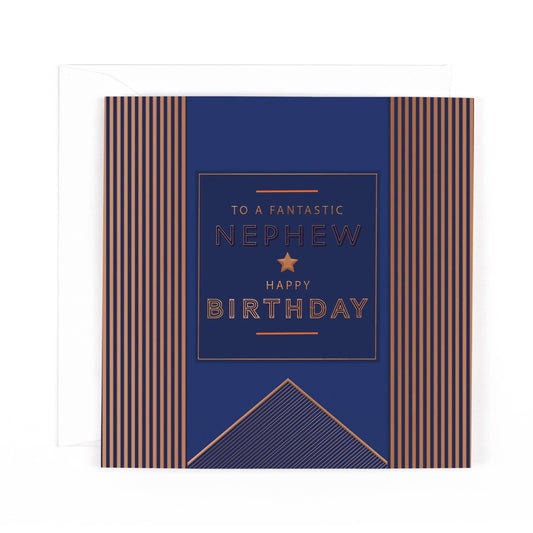 Pocket Square Nephew Birthday Card