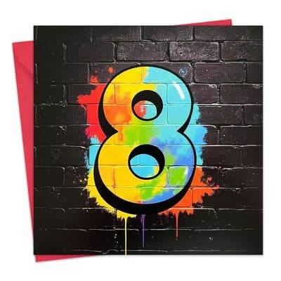 Age 8 Graffiti Style