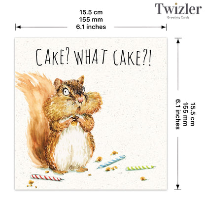 What Cake - Funny Birthday Card