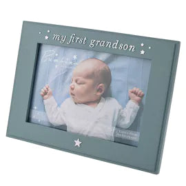 Bambino 'My First Grandson' Photo Frame 6" x 4"