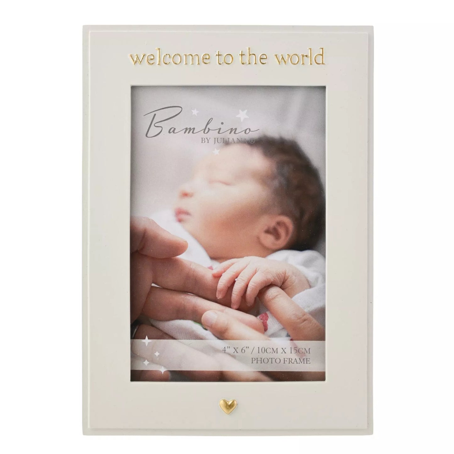 Bambino 'Welcome to the World' Photo Frame 4" x 6"