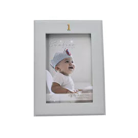 Bambino 1st Birthday Resin Photo Frame Blue  4" x 6"